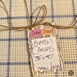 Hook Rug Canvas #5 Mesh By Color Crazy